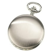 Charles-Hubert- Paris Brass Satin-Finish Mechanical Hunter Case Pocket Watch #3594
