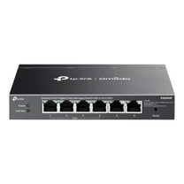 TP-Link Omada ES206GP V1 - Switch - managed - 4 x 10/100/1000 (PoE )   2 x 10/100/1000 - desktop, wall-mountable - PoE  (65 W)
