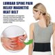 thumbnail image 2 of Zona tropical magnética, 3 piezas de soporte lumbar con calefacción automática, cinturón de soporte para la espalda baja, terapia para aliviar el dolor, 2 of 3