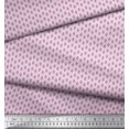 thumbnail image 3 of Soimoi Velvet Fabric Heart & Diamond Shirting Print Sewing Fabric Yard 58 Inch Wide, 3 of 3