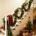 thumbnail image 6 of 2026 Christmas Indoor Home Decor 180cm Artificial Pines Garland Light Weight Christmas Greenerys Decor For Stair Railing Fireplace Mantel Holiday Ornament, 6 of 6
