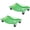 Green, variant on Luku Car Wheel Dolly Set of 2 - Heavy Duty 5000 lbs Capacity Vehicle Rollers with 3.5-inch Steel Wheels, Green