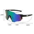 thumbnail image 6 of Huanledash Sunglasses Cycling Glasses Wide View Ultralight UV Protection Protective Glasses Polarised Sunglasses Sports Supplies, 6 of 8