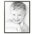 thumbnail image 2 of ArtToFrames 28" x 35" Black Square with Gold Beads Picture Frame, 28x35 inch Black Wood Poster Frame (WOM-5021), 2 of 7