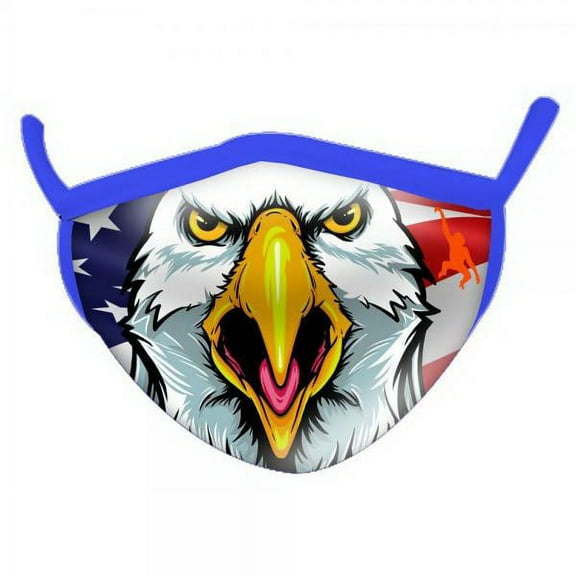 Wild Republic Wild Smiles Childs Face Mask, Reusable Face Mask, Washable Face Mask, Half Face Mask, Giraffe Design