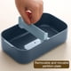 thumbnail image 5 of Bento Lunch Box Aislado e Impermeable 1350ml, Microondas Seguro Plástico Libre de BPA, Contenedor de Alimentos con Compartimentos y Cubiertos, Multicolor, 20.7x11.2x9.9cm, 5 of 6