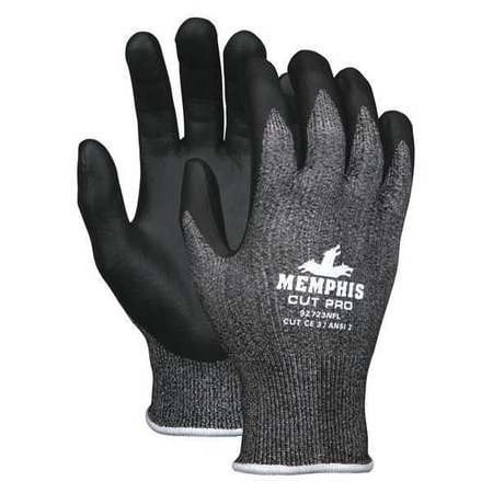 

MCR Safety 127-92723NFS 13 GA SP Memphis HPPE Nitrile Foam Cut Pro Gloves Black - Small