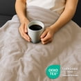thumbnail image 4 of Sunbeam Electric Heated Blanket Velvet Texture 12 Heat Settings Auto Shut-Off Peyote Full Queen 84" x 90", 4 of 18