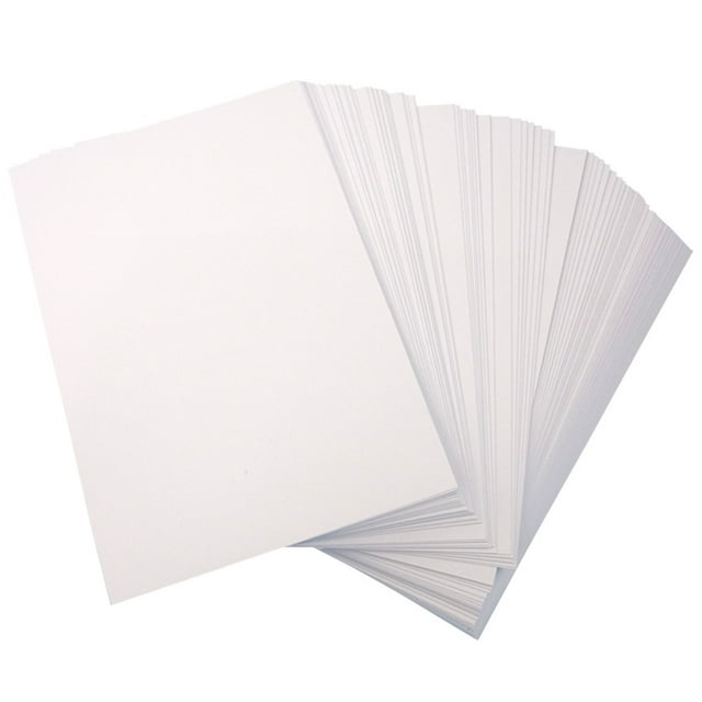 50 Pcs Papier Photo Brillant 120 g Papier d'Impression Recto Verso pour Imprimantes Blanc