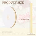 thumbnail image 2 of Uxcell Satin Ribbon Roll, 1.5 inch Wide for Gift Wrapping and DIY Craft Projects Gold, 2 of 6