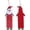 A001- Clear (Santa Calendar), variant on Christmas Advent Calendar 2026 Hanging Wall Decor 31 X 8 Inch Christmas Fabric Countdown Calendar Santa Style Decoration for Home Kids and Adults 1 Pack