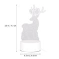 thumbnail image 4 of 1pc USB Charging 3D Solid Night Lamp LED Decorative Table Lamp Birthday Gift Cabinet Lamp Creative LED Table Lamp for Home Party Decor Elk Style Size 6, 4 of 7