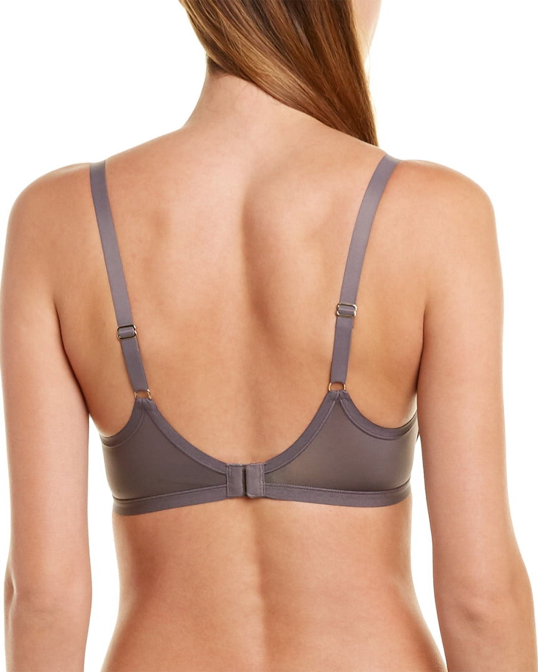 Natori's Women Refined Contour Underwire Bra (Gunmetal, 34DD)