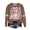 Brown, variant on Leey-World Womens Halloween Shirt Long Sleeve Fall T Shirts Autumn Ghost Graphic Tees Thanksgiving Tops Fall Winter Womens Clothes