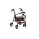 thumbnail image 1 of Silla de ruedas de transporte plegable y andador Drive Medical 795BU Duet, color burdeos, 1 of 5