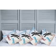 thumbnail image 2 of Ambesonne Dragonfly Throw Pillow Cover 4 Pack, Exotic Animal Wing, 20", Black Blue Pale Pink, 2 of 7