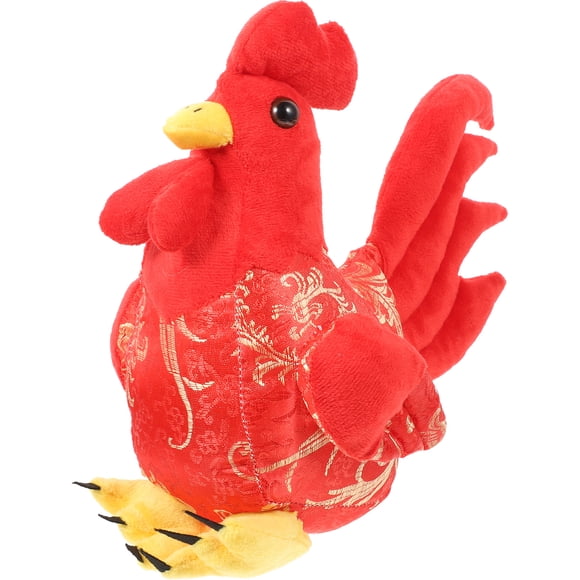 KAKOWELY Decoración de boda, muñeca de pollo rojo, delicado adorno de San Valentín, recuerdo de fiesta
