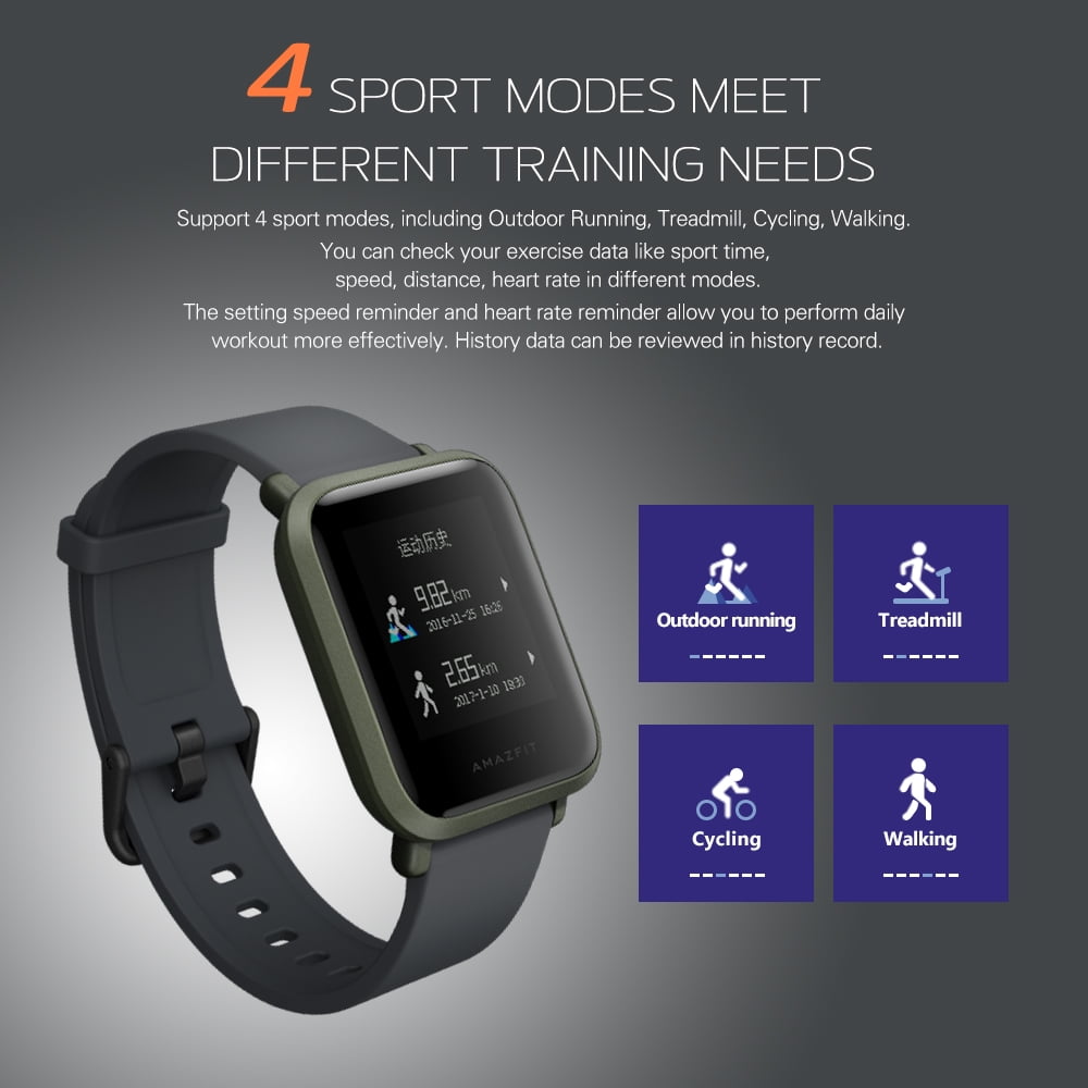 amazfit bip cycling