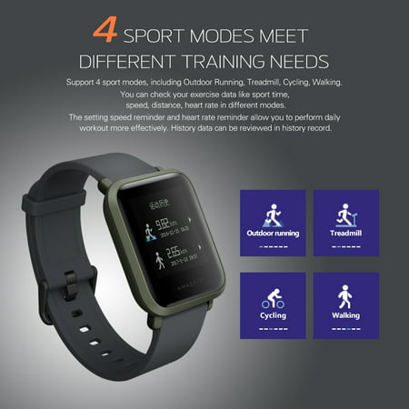 Xiaomi Huami Amazfit Bip Smart Sport Bracelet Heart Rate Monitor Watch Fitness Activity International Version Cycling Running