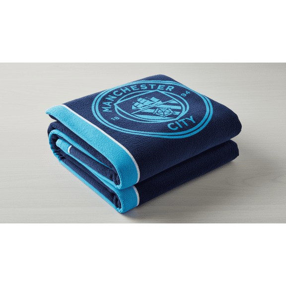Manchester City FC Character World Official Towel (30 x 60 Inches)