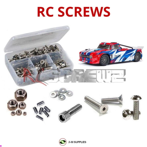 RCScrewZ Stainless Screw Kit ara045 for Arrma Infraction 4x4 1/8 Mega (#ARA4215V3T1 / T2) | SET