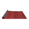 thumbnail image 2 of Ahgly Company Indoor Square Abstract Red Contemporary Area Rugs, 6' Square, 2 of 4