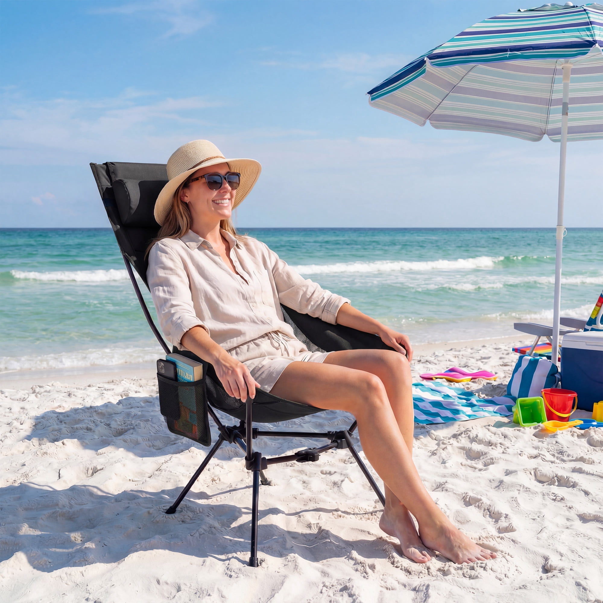 Vecukty XXL Oversize Lounge Chair, 500lb Capacity, 33 Inch Wide