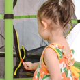 thumbnail image 5 of 55 Inch Kids Trampoline with Safety Enclosure Net, 4.5FT Outdoor Indoor Trampoline for Kids (GREEN), 5 of 5