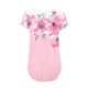 thumbnail image 5 of Camisas de Manga Corta para las Mujeres Casual V-Cuello Imprimir Top, Moda Poliéster/Spandex Blusa de Verano para Diario, 5 of 6
