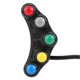 thumbnail image 1 of 16mm Red LED Waterproof Push Button Switch with Power Symbol (Brass Nickel Plated Self-locking), 1 of 4