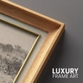 thumbnail image 5 of IDEA4WALL Premium Frame Wall Art Sketch Deer Duo in Wilderness Classic Art Nature Wildlife Vintage Artwork Countryside Farmhouse Retro Wall Decor for Living Room, Bedroom, Office - 26"x36" Natural, 5 of 5