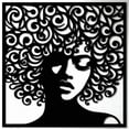thumbnail image 1 of Cuadro Decorativo de Metal con Diseño afro Grande, 1 of 4