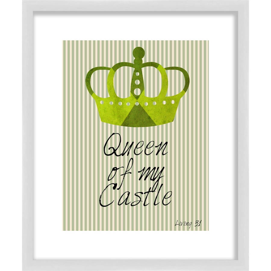 Living 31 Queen Of My Castle 15 5 X 18 5 Wall Art Walmart Com