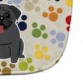 thumbnail image 3 of Pawprints Pug Black Baby Bib, 3 of 3