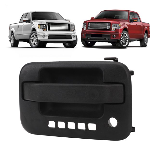 Side Exterior Door Handle Textured Black Wear Resistant Outside Door Pull Handles Replacement for Vehicle
