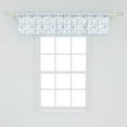 thumbnail image 2 of Ambesonne Cartoon Window Valance, Ribbons Teddy Bears, 54" X 12", Purple Grey Navy Blue, 2 of 3