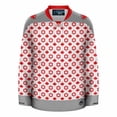 thumbnail image 2 of Canada Day Abstract Leafs Ugly Sweater Holiday Hockey Jersey, 2 of 5