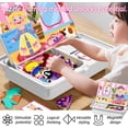 thumbnail image 4 of Magnetic Puzzle-Magnetic Face Toy, Travel Game with Double Side Design, Preschool Educational Learning Toy for Kids That Enhances Creativity and Learning with Portable Easy Storage, 4 of 8