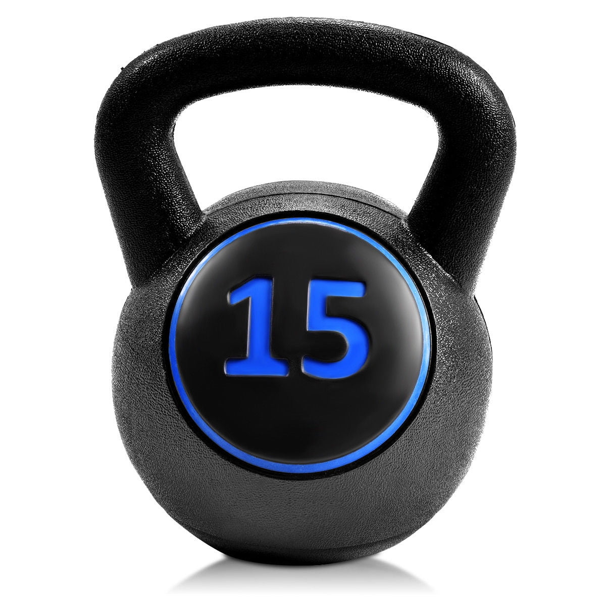 Gymax 3PC Vinyl Kettlebell Kit Body Muscles Training Weights Set