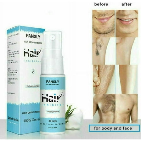 2 Pack Pansly Herbal Gentle Hair Spray Permanent Hair Growth Inhibitor