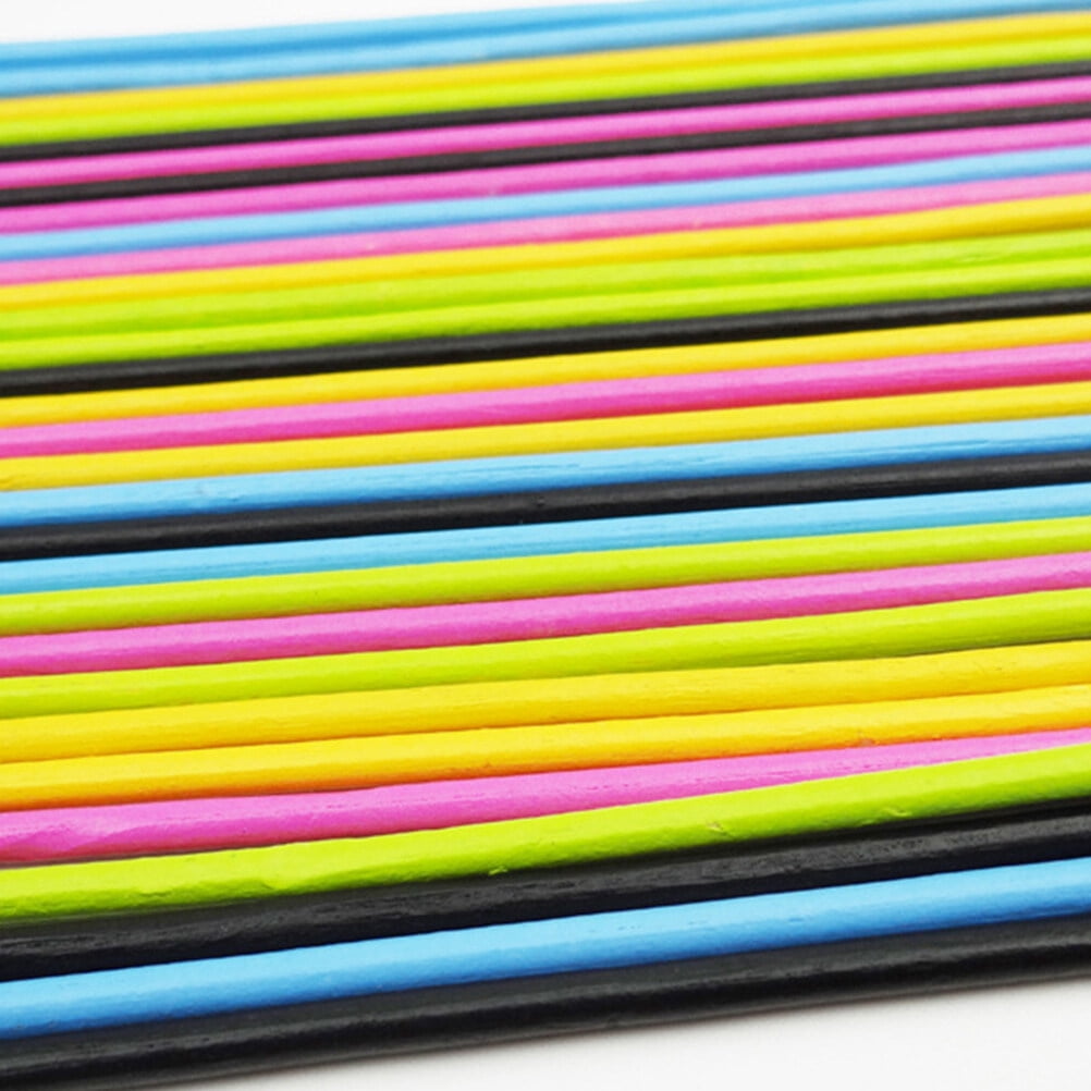 Gymnture 30pcs Classic Pickup Sticks for Kids Party Supplies (Mixed Color)