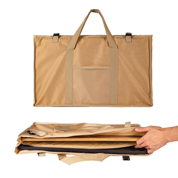 Bolsa de almacenamiento de plegable libre de tablero Camping Picnic Rejil de drenaje Bolsa de almacenamiento Oxford portát DYNWAVEMX almacenamiento de vajilla de picnic