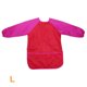 thumbnail image 1 of Delantal impermeable de manga larga para niños, arte para niños, pintura, cocinero, bata de alimentación, L, rojo kenally HA5522-13B, 1 of 6