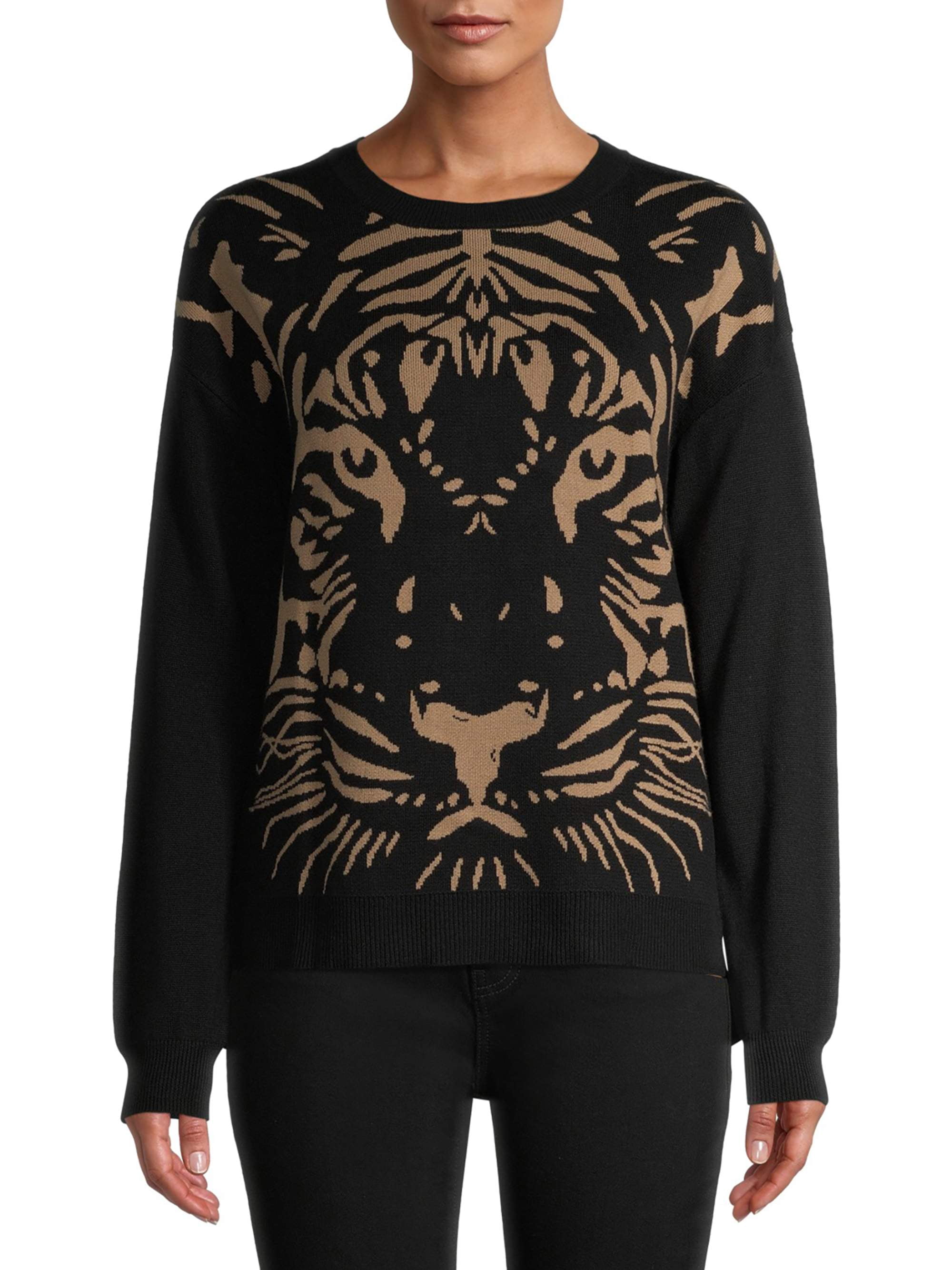 Time and Tru Women's Tiger Sweater 