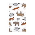 thumbnail image 3 of Hudson Baby Infant Boy Cotton Flannel Burp Cloths, Animal Adventure 10 Pack, One Size, 3 of 7