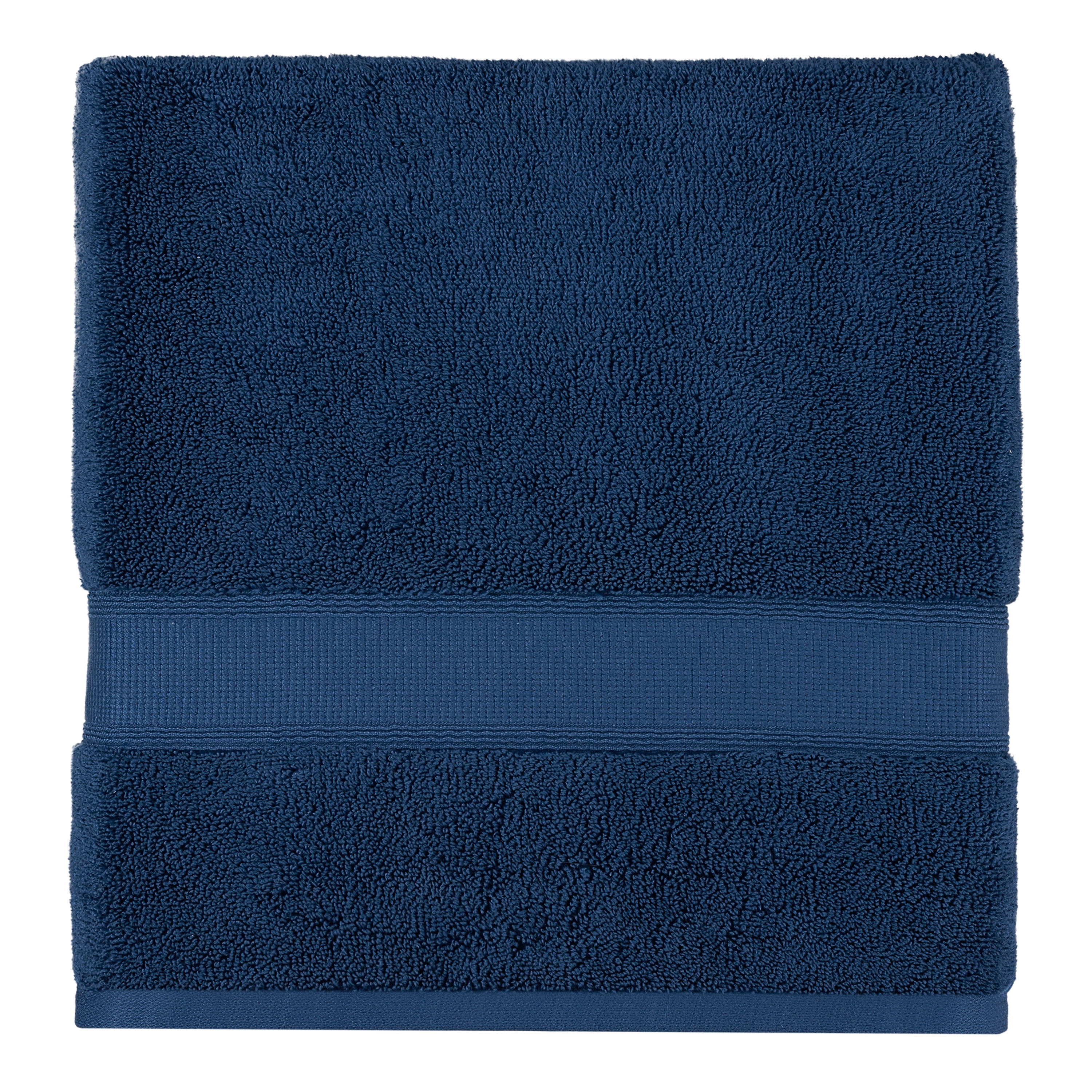 Hotel Style Egyptian Cotton Bath Towel, Marine Deep