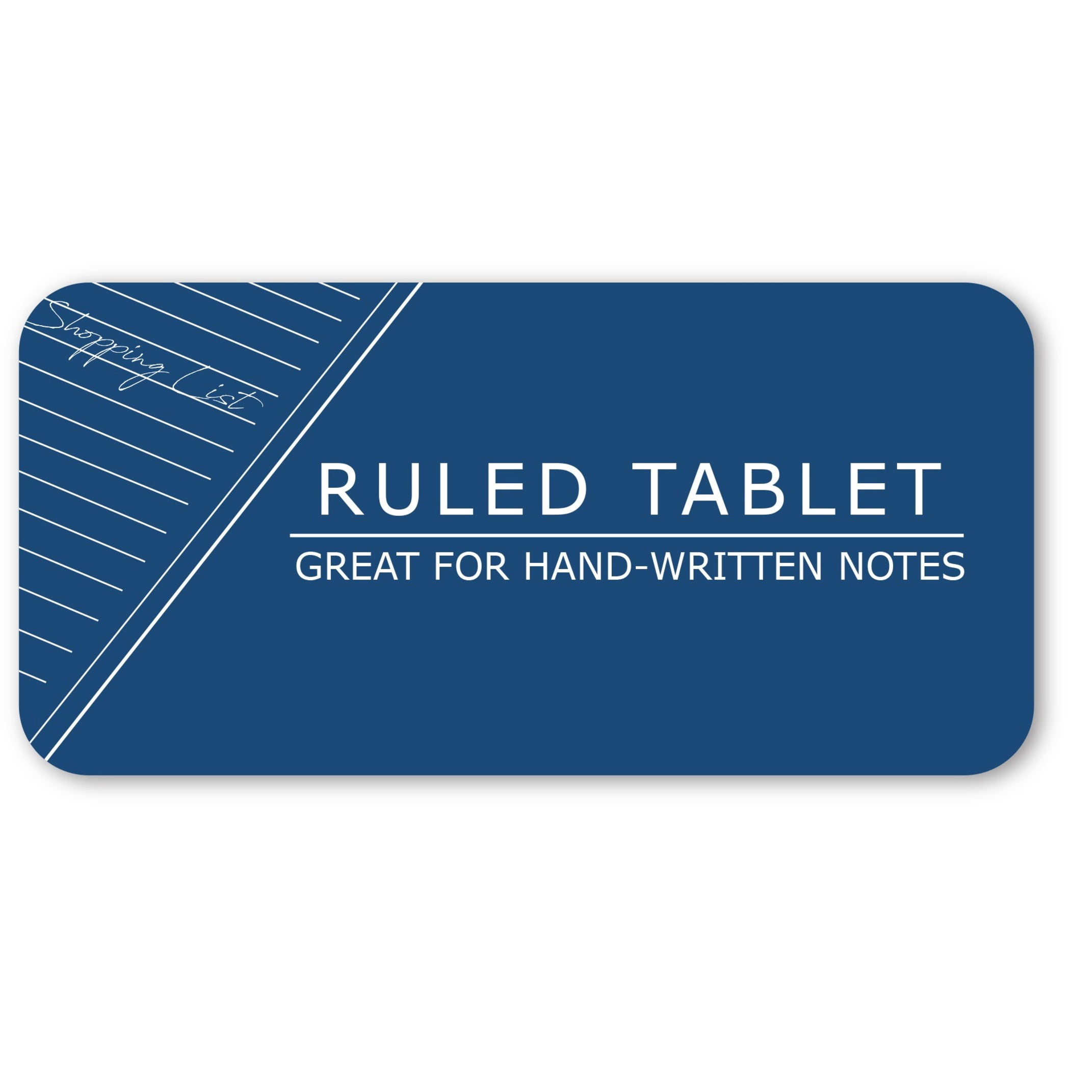 Roaring Spring Wide Ruled Writing Tablet Pad, 1 Case (48 Total), 6" x 9" 100 sheets, White