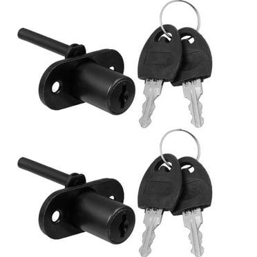 Oahisha Office Desk Lock,2Pcs Office Desk Lock Central Lock Office Furniture Drawer Lock Random Key Style