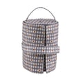 thumbnail image 1 of Rongfmy Sac de Rangement Vide Sac à Tricoter Fournitures de Crochet Étui de Rangement Petit Fil Gris, 1 of 9