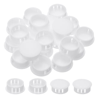 12 Pcs Silicone Hole Plugs – Round Snap-in Caps For 20-22mm Holes, Waterproof Dust Proof – Clear Rubber Plugs